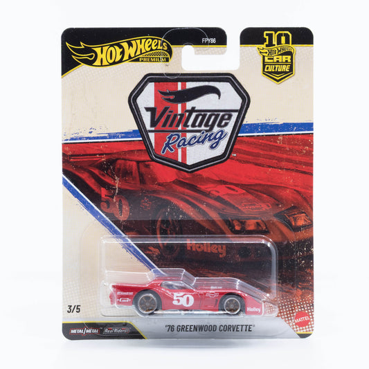 Hot Wheels 1976 Greenwood Corvette from the Car Culture Vintage Racing collection.