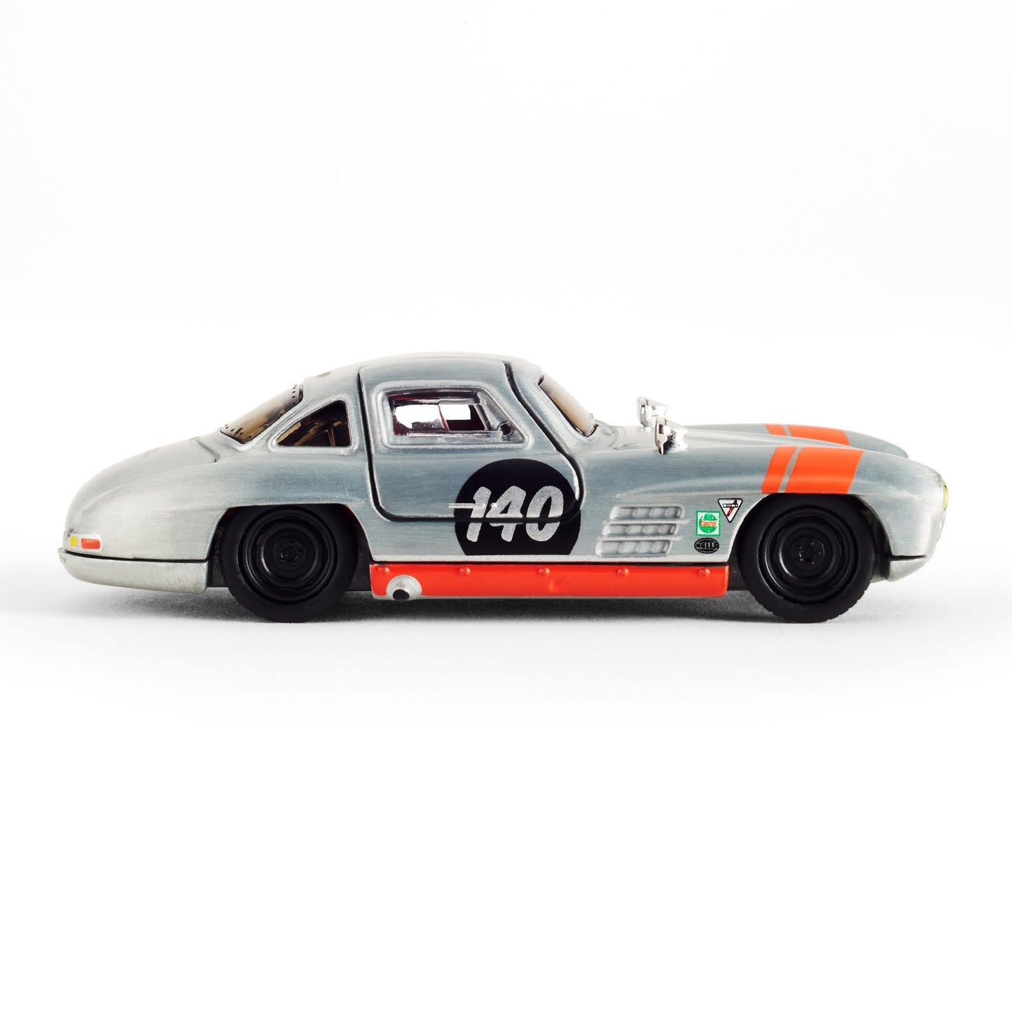Hot Wheels Elite 64 Mercedes-Benz 300 SL gullwing raw zamac opening doors diecast model