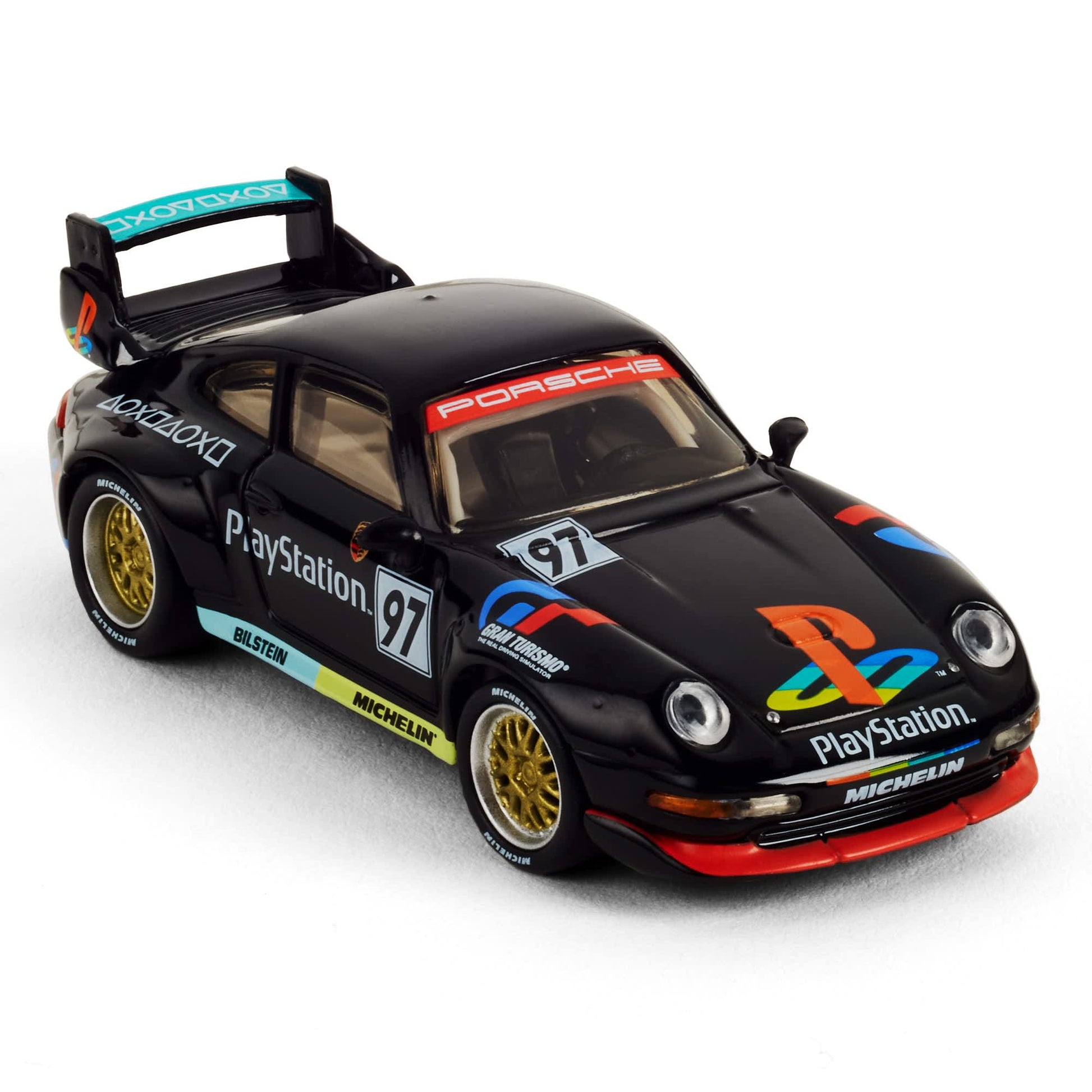 Hot Wheels Elite 64 Porsche 911 GT2 EVO 993 PlayStation livery 1:64