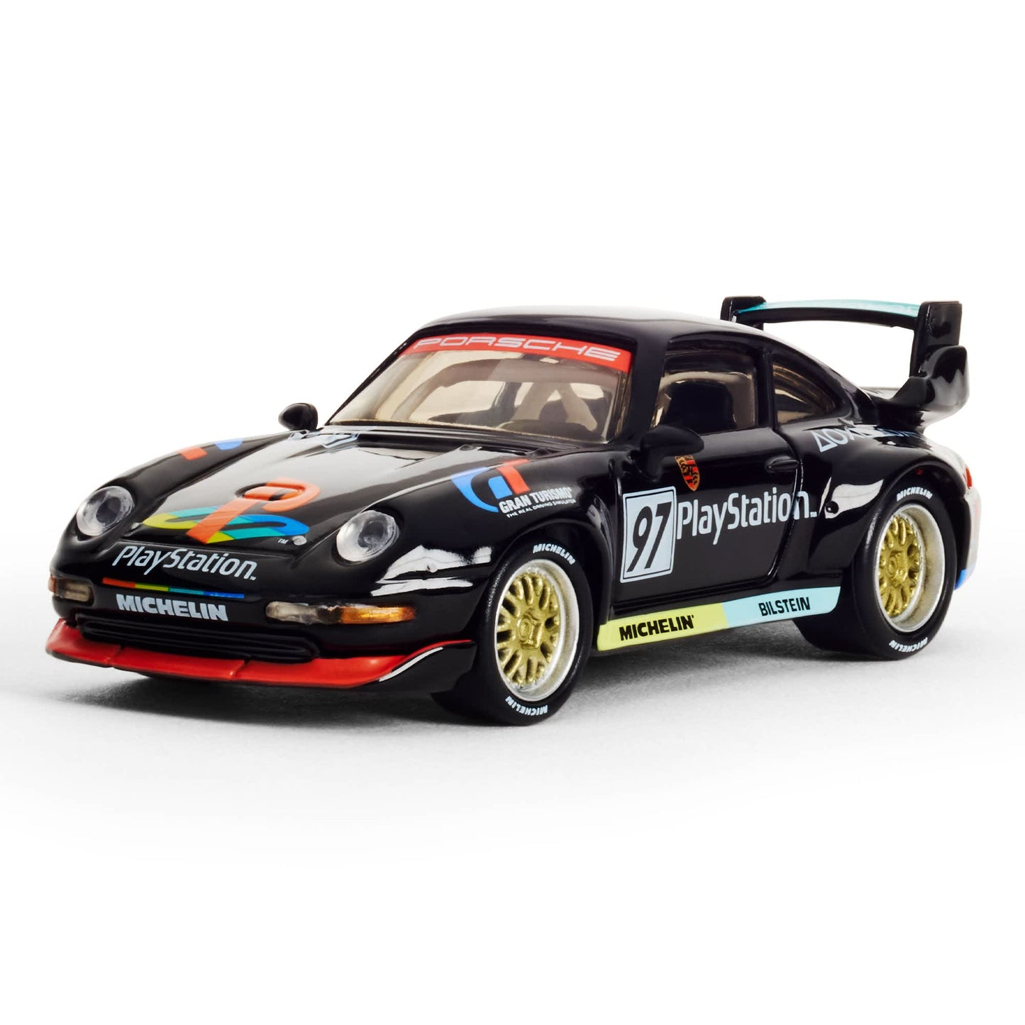 Hot Wheels Elite 64 Porsche 911 GT2 EVO 993 PlayStation livery 1:64
