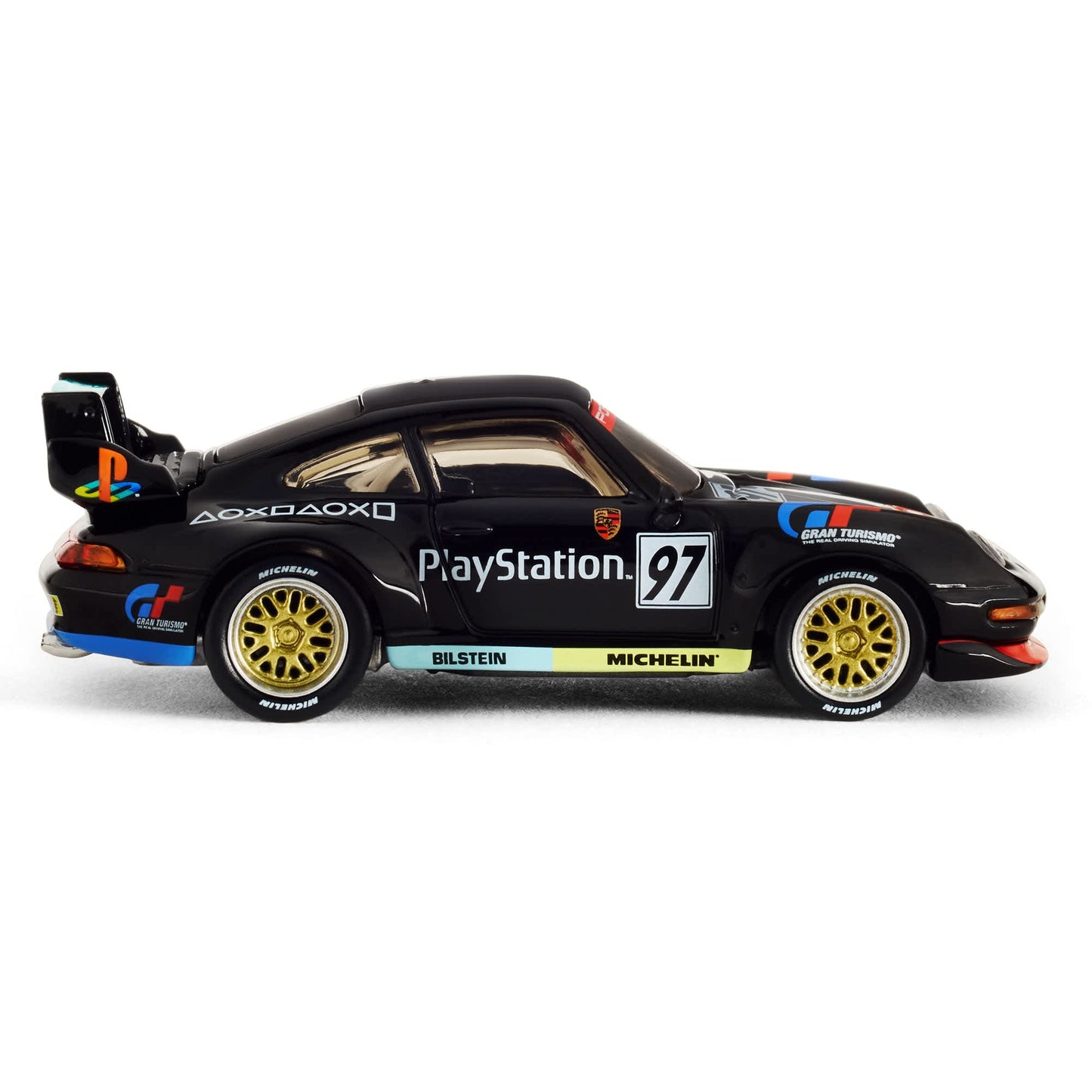Hot Wheels Elite 64 Porsche 911 GT2 EVO 993 PlayStation livery 1:64