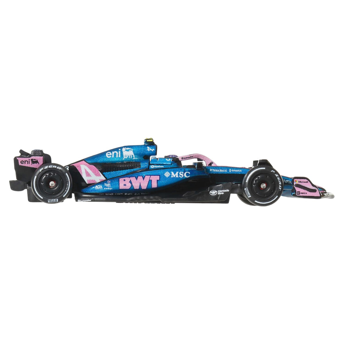 Hot Wheels Premium 1:64 BWT Alpine A525 #43 Franco Colapinto 2025 Formula 1 diecast car.