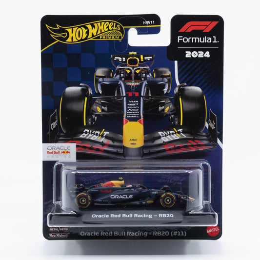 Hot Wheels F1 Oracle Red Bull Racing RB20 #11 1:64 scale diecast model, Sergio Pérez 2024