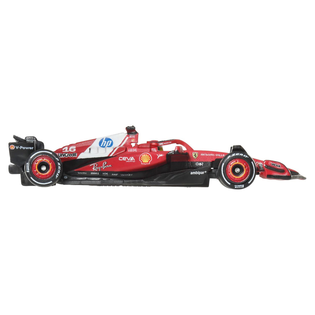 Hot Wheels Premium 1:64 Scuderia Ferrari HP SF-25 #16 Charles Leclerc 2025 Formula 1 diecast car.