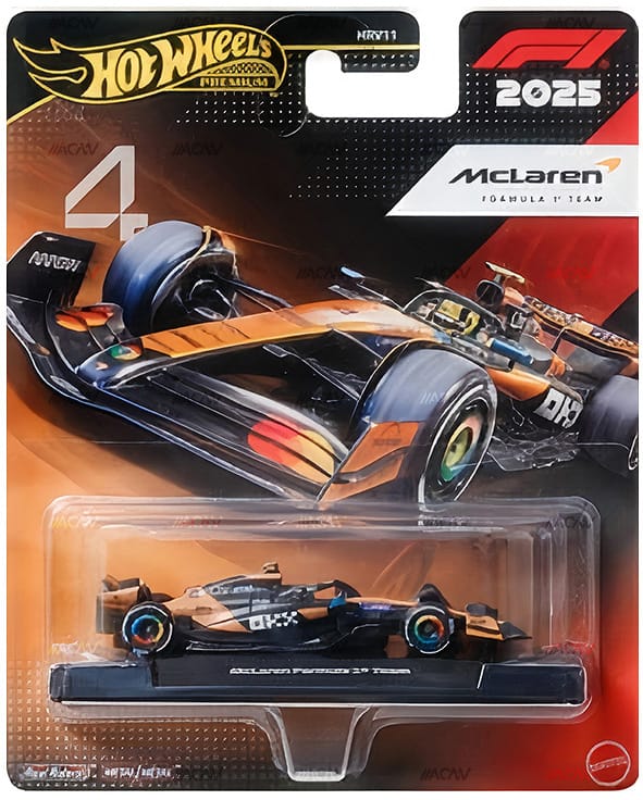 Hot Wheels F1 McLaren Formula 1 Team #4 1:64 scale Formula One die-cast model.