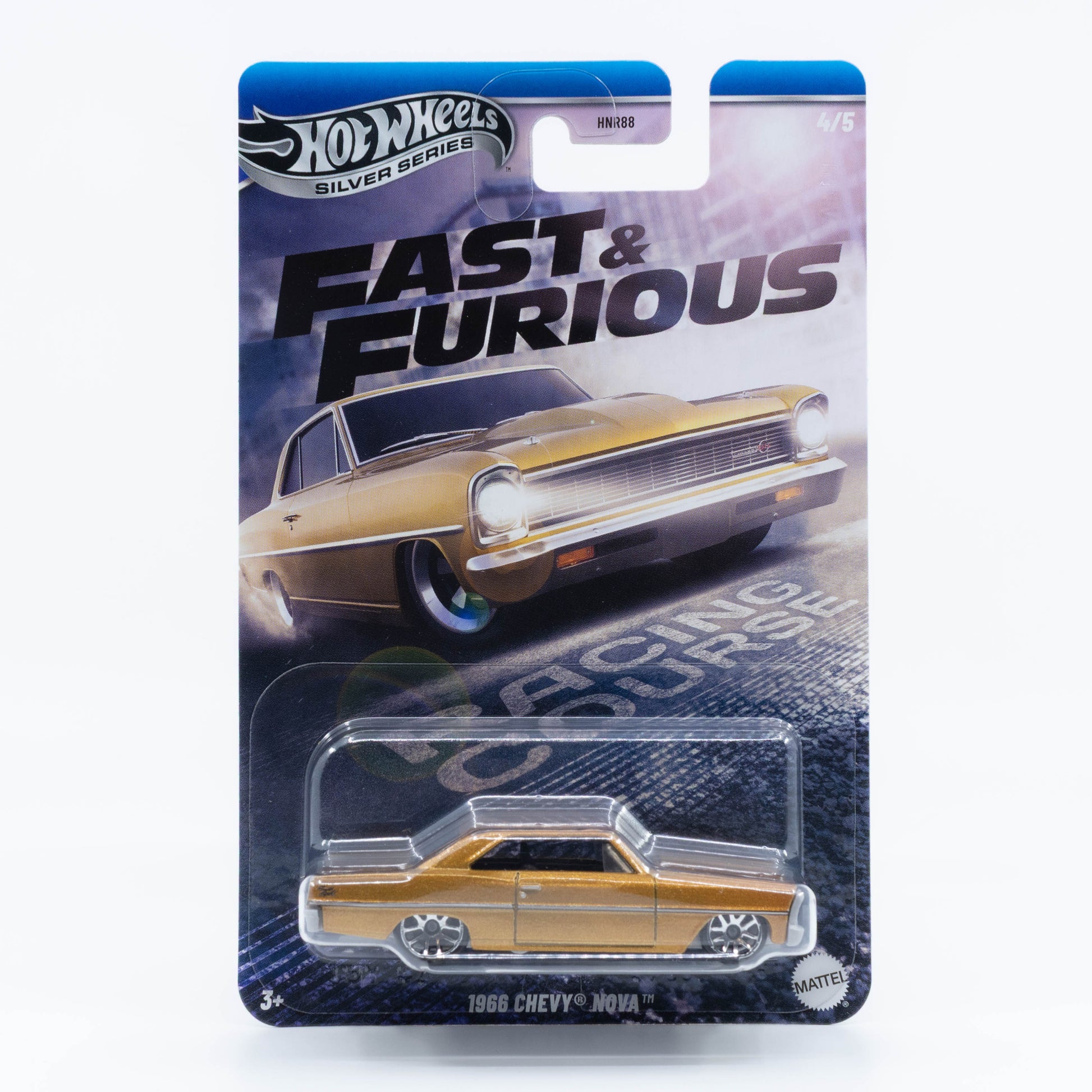 ot Wheels Fast & Furious 1966 Chevy Nova Champagne 1:64 scale from Fast 5 movie