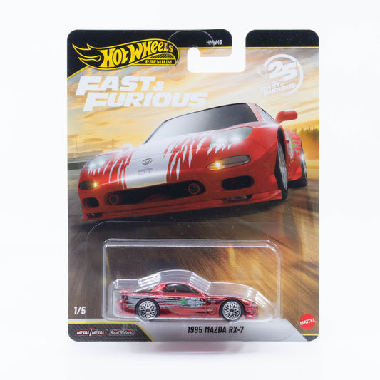 Hot Wheels 1:64 Mazda RX-7 1995 Fast and Furious Spectraflame red Chase 2026 diecast model