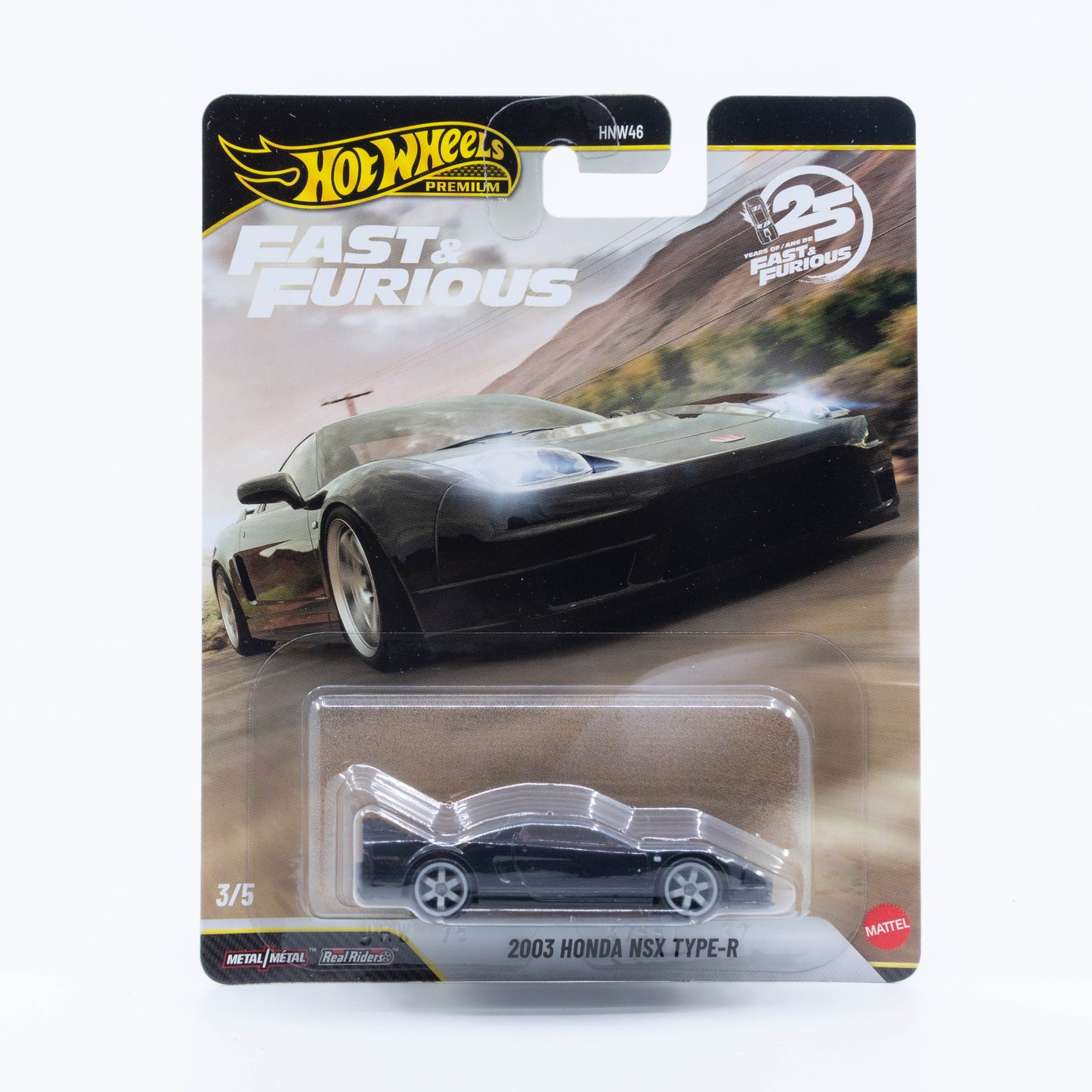 Hot Wheels Fast & Furious 2003 Honda NSX Type-R black Mia Toretto 1:64