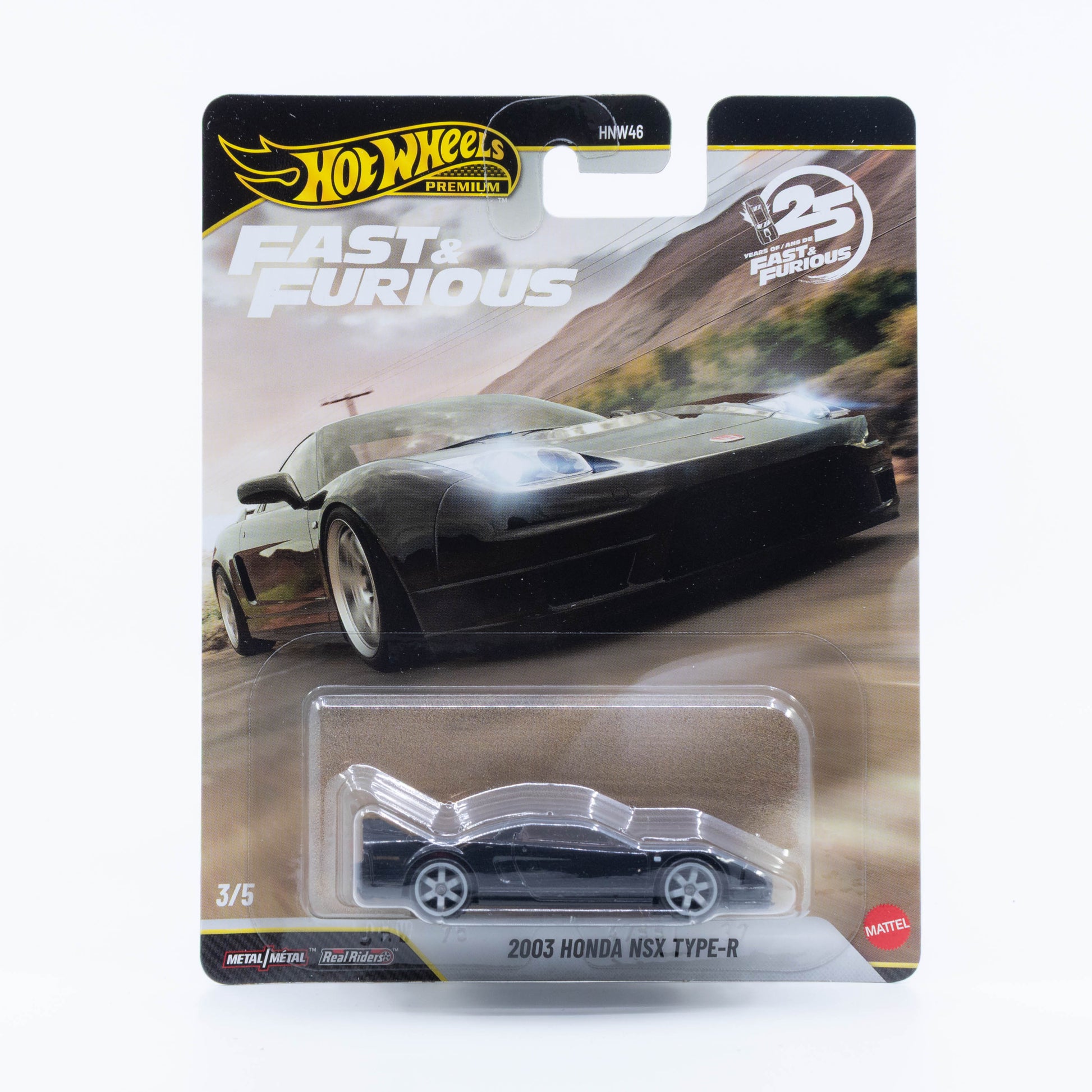 Hot Wheels Fast & Furious 2003 Honda NSX Type-R black Mia Toretto 1:64