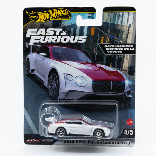 Hot Wheels Fast & Furious - 2018 Bentley Continental GT3