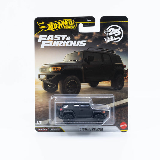 Hot Wheels Fast and Furious Toyota FJ Cruiser matte black Fast X Dante crew diecast 1:64