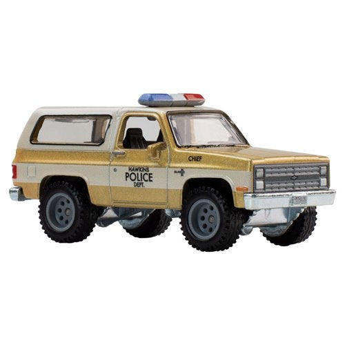 1985 Chevrolet K5 Blazer driven by Jim Hopper in Stranger Things.