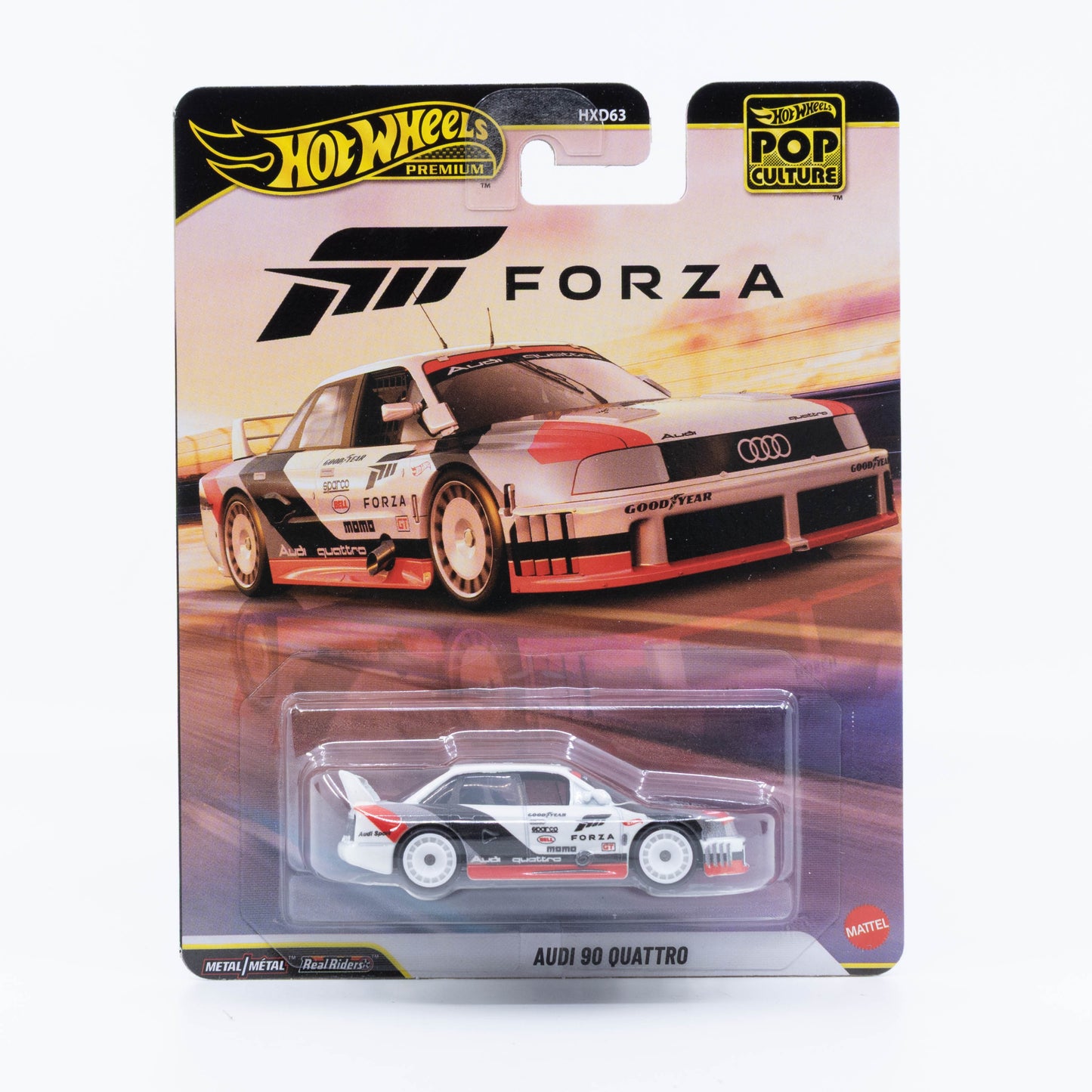Hot Wheels Pop Culture Audi 90 Quattro Forza premium diecast model.