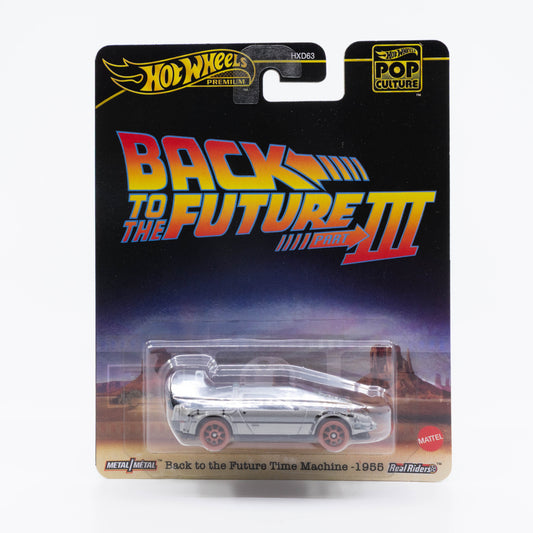 Hot Wheels Pop Culture 1:64 Back to the Future DeLorean Time Machine 1955 from Part III movie