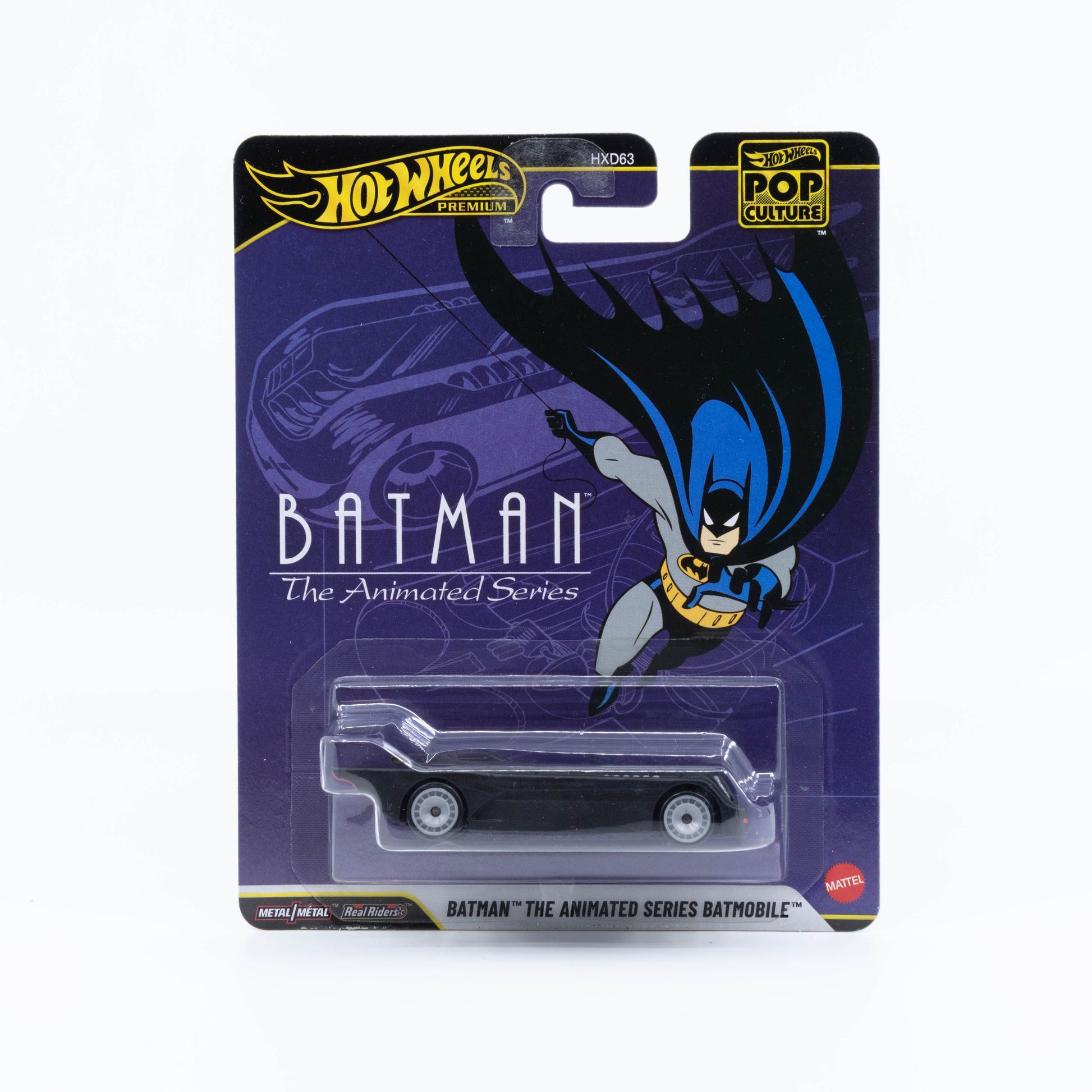 Hot Wheels Pop Culture Batman the Animated Series Batmobile DC superhero diecast 1:64