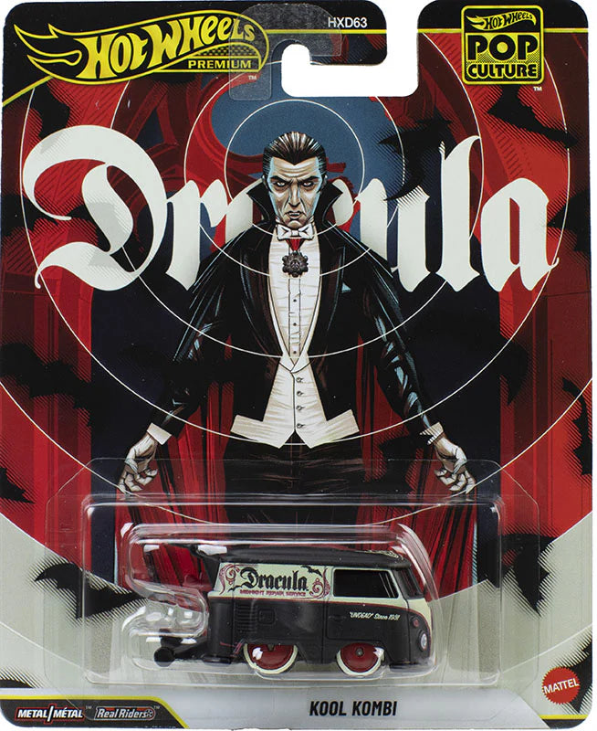 Hot Wheels 1:64 Volkswagen Kool Kombi Dracula themed diecast van