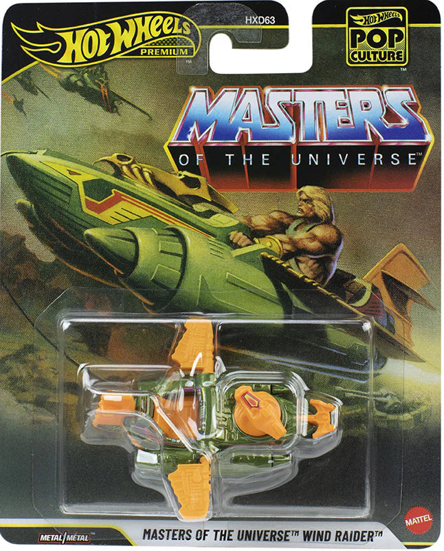 Hot Wheels 1:64 Wind Raider Masters of the Universe vehicle diecast model