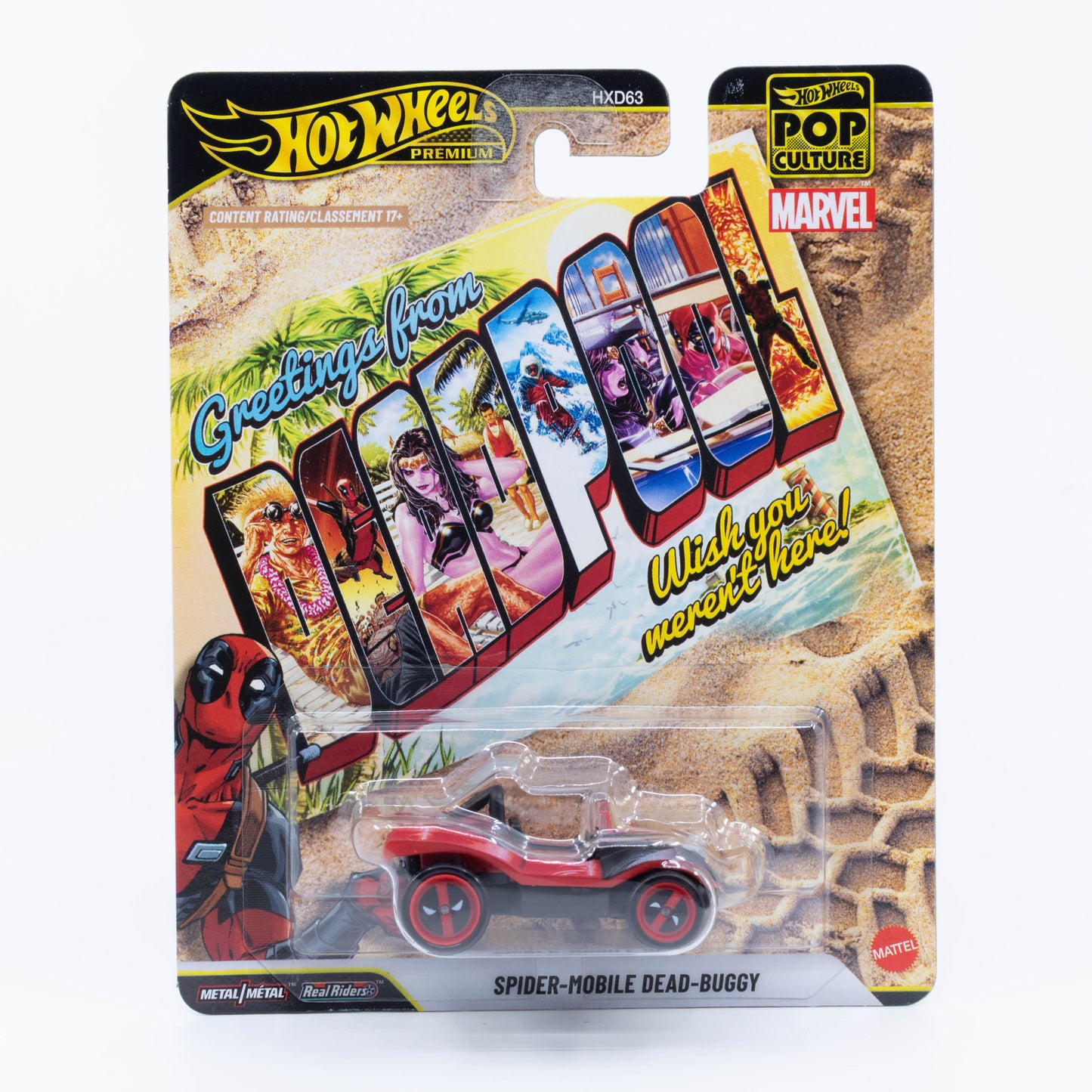 Hot Wheels Spider Mobile Dead Buggy Marvel 1:64 diecast model