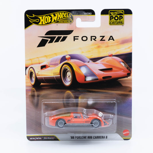 Hot Wheels 1:64 Porsche 906 Carrera 6 orange Forza Motorsport diecast model