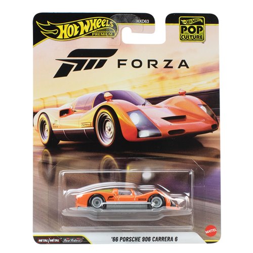 Hot Wheels Pop Culture Porsche 906 Carrera 6 Forza videogame premium diecast 1:64