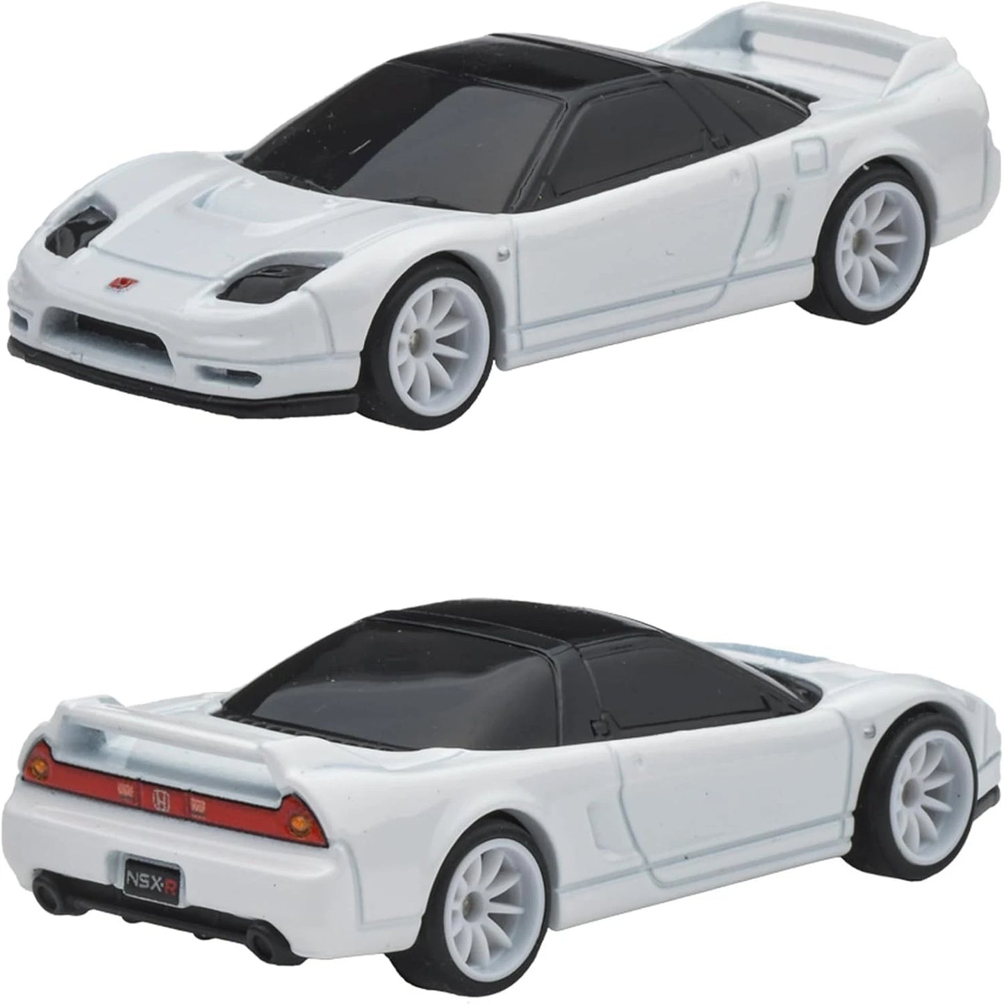 Hot Wheels Collector Set Honda – Civic Type R EK9, NSX-R, S2000 20th Anniversary new model, and Sakura Sprinter – all in matching white livery.