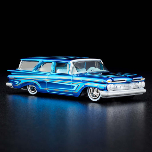 Hot Wheels RLC 1959 Chevrolet Brookwood premium Spectraflame diecast car