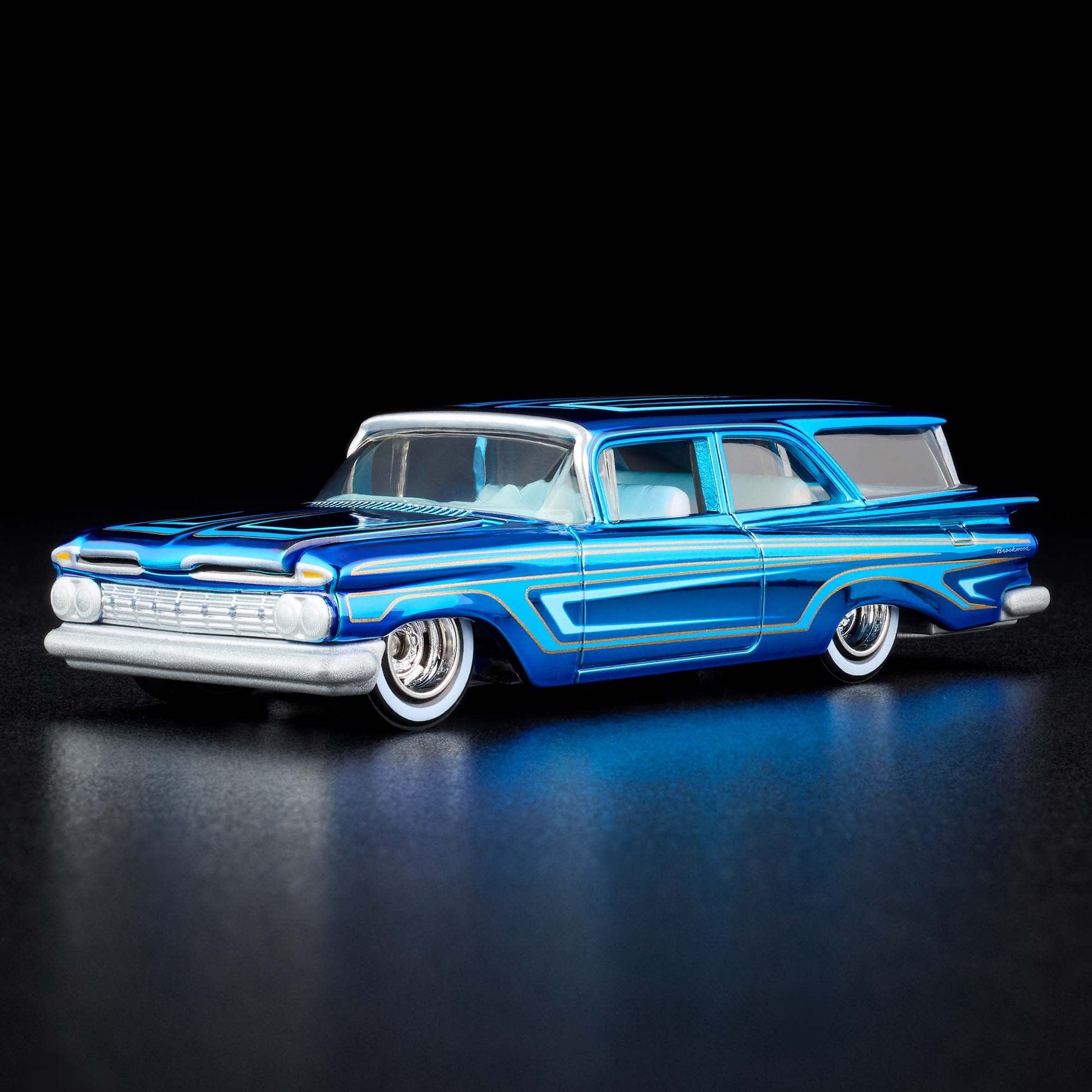 Hot Wheels RLC 1959 Chevrolet Brookwood premium Spectraflame diecast car