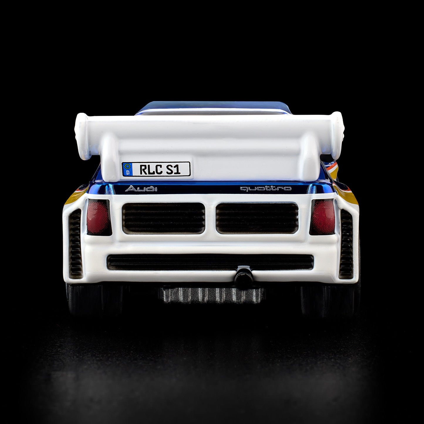 Hot Wheels RLC 1985 Audi Sport quattro S1 in Spectraflame Otto Blue.