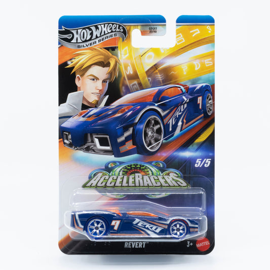 1:64 Hot Wheels AcceleRacers Revert Teku Team 2025 – new die-cast model inspired by Reverb from the Silver Line series.