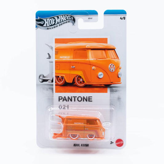 Hot Wheels 1:64 Volkswagen Kool Kombi Pantone 021 orange Silver Line diecast model