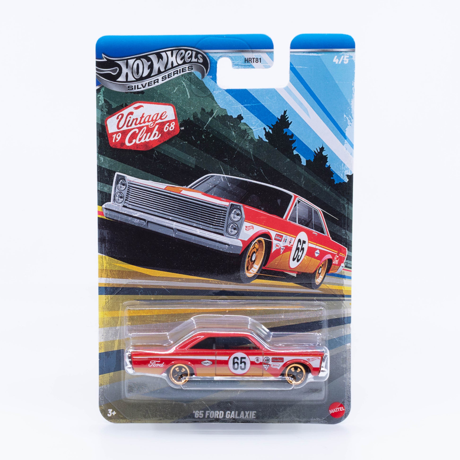 Hot Wheels Silver Line Vintage Club 1965 Ford Galaxie red 1:64 diecast