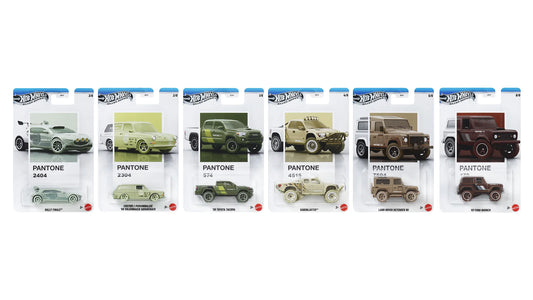 Hot Wheels Silver Series Pantone Mix 2 set with chase model included 1:64 diecast car