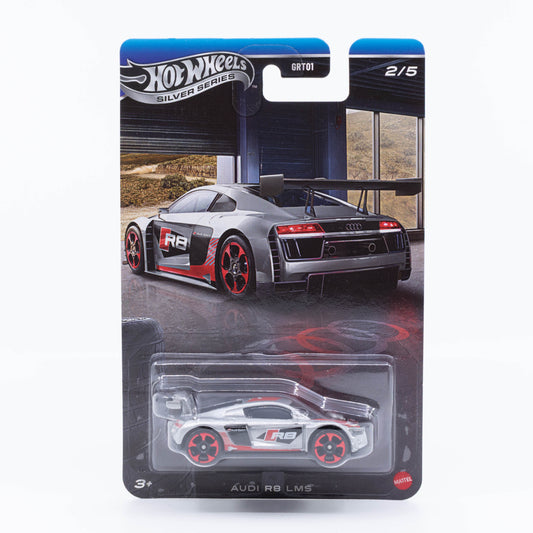 Hot Wheels Audi R8 LMS from the Silver Series Audi collection.