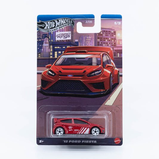 Hot Wheels Silver Series Compact Kings 12 Ford Fiesta red 1:64 diecast model car