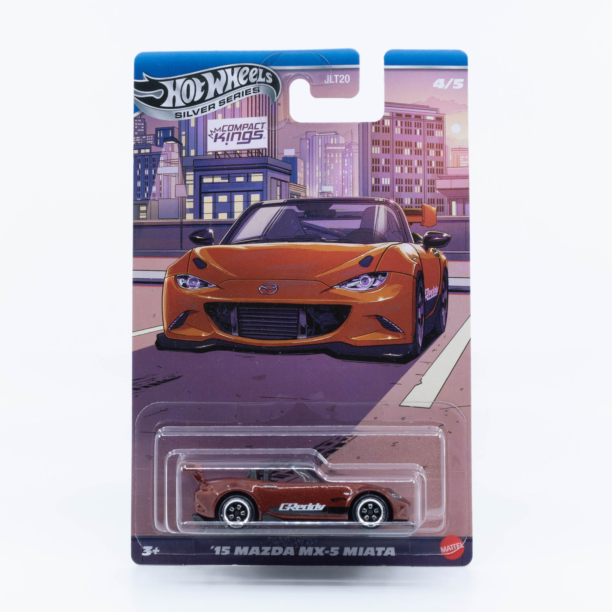 Hot Wheels Silver Series Compact Kings 15 Mazda MX-5 Miata red 1:64 diecast model car