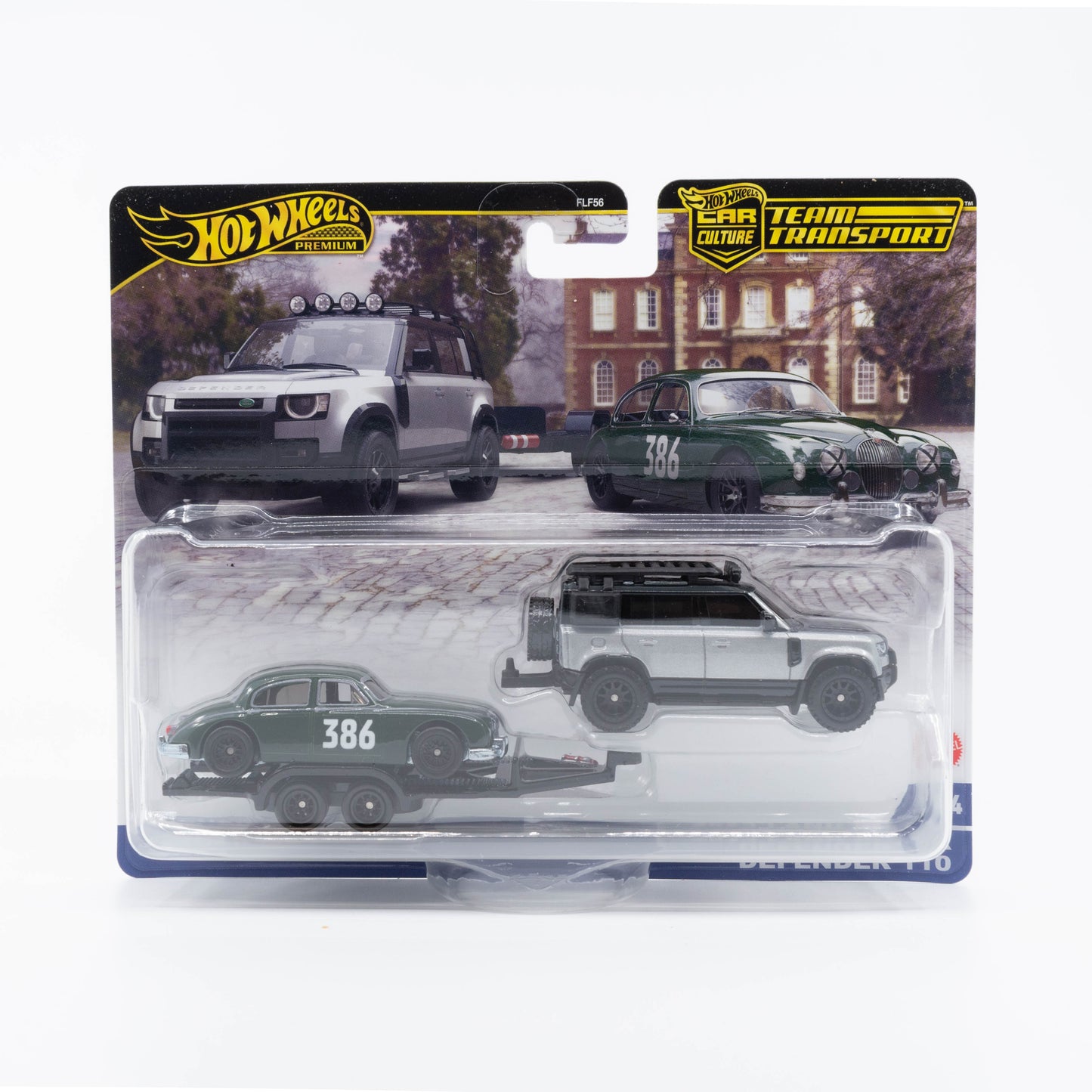 Hot Wheels Team Transport - Jaguar MK1 & 2023 Land Rover Defender 110