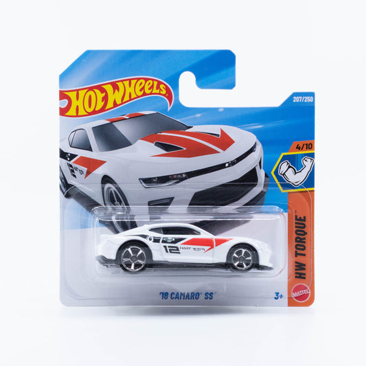 Hot Wheels '18 Camaro SS in white.