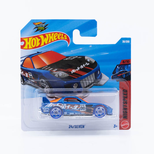 Hot Wheels 24/Seven inspired by the Teku team from Hot Wheels AcceleRacers in 1:64 scale.