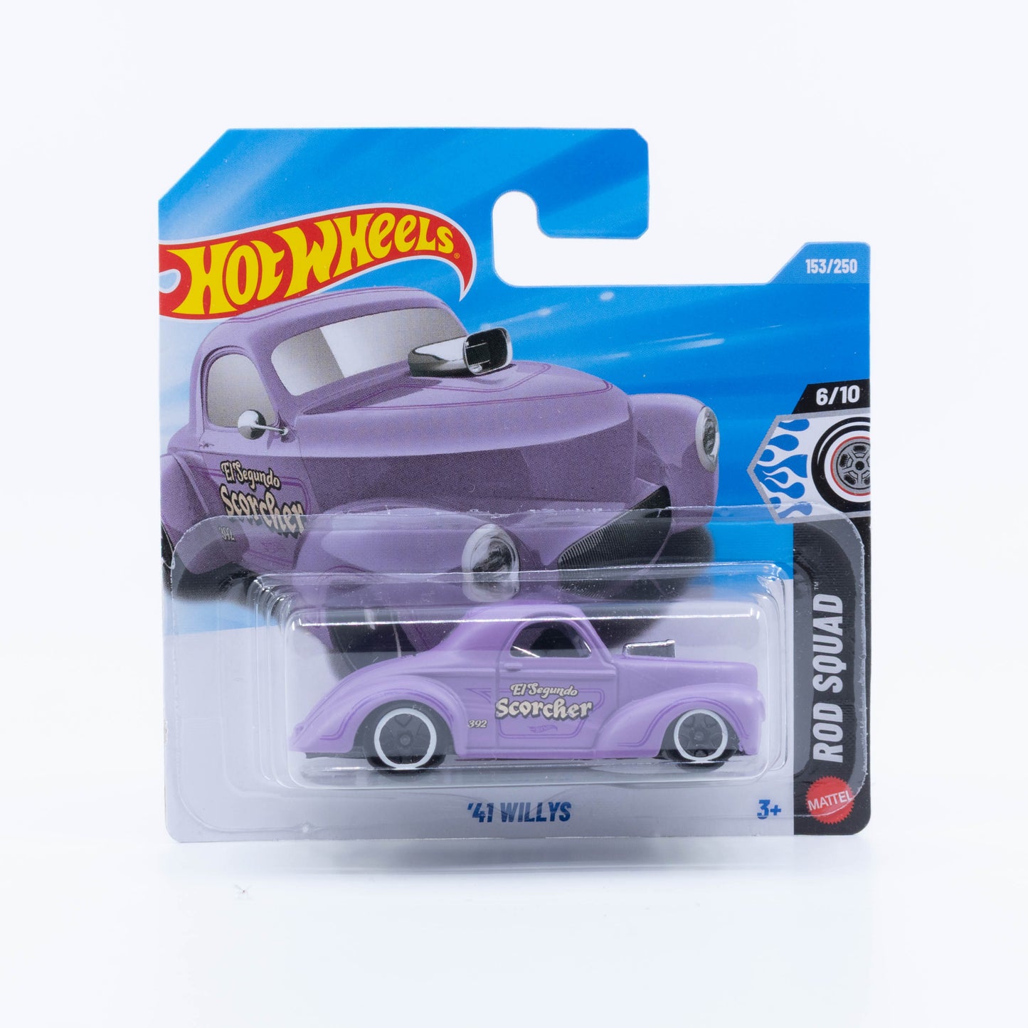 Hot Wheels 1941 Willys Coupe in light purple from the 2026 Basic Line.