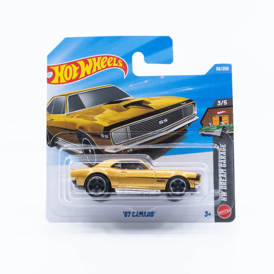 Hot Wheels 2026 Basic ’67 Camaro gold 1:64 diecast model car