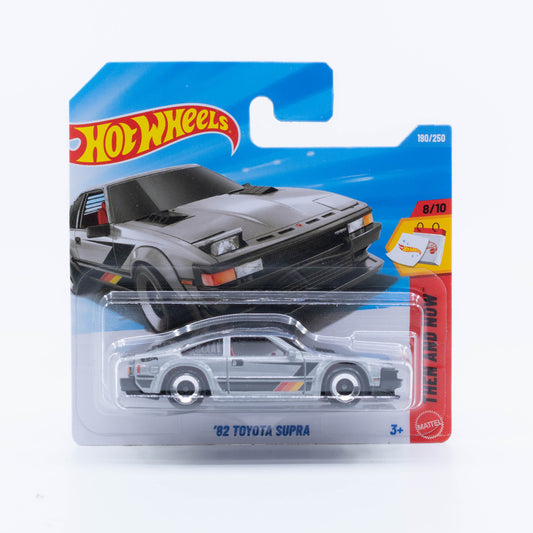 Hot Wheels 1982 Toyota Supra in gray from the 2026 Basic Line.