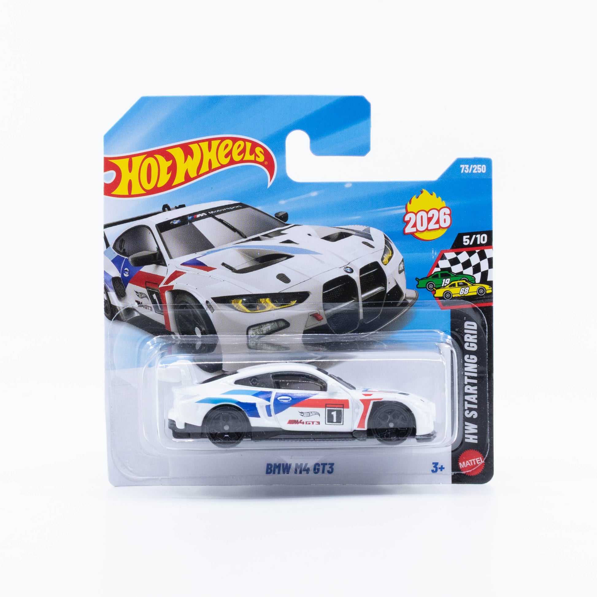 Hot Wheels BMW M4 GT3 new model in BMW Motorsport-inspired livery.