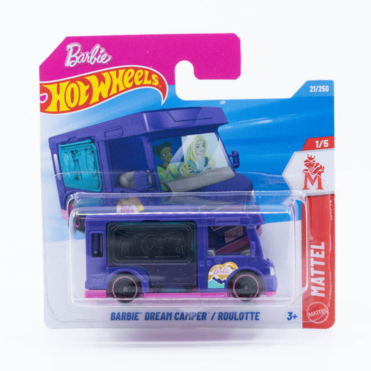 Hot Wheels 1:64 Barbie Dream Camper blue 2026 mainline second color diecast camper