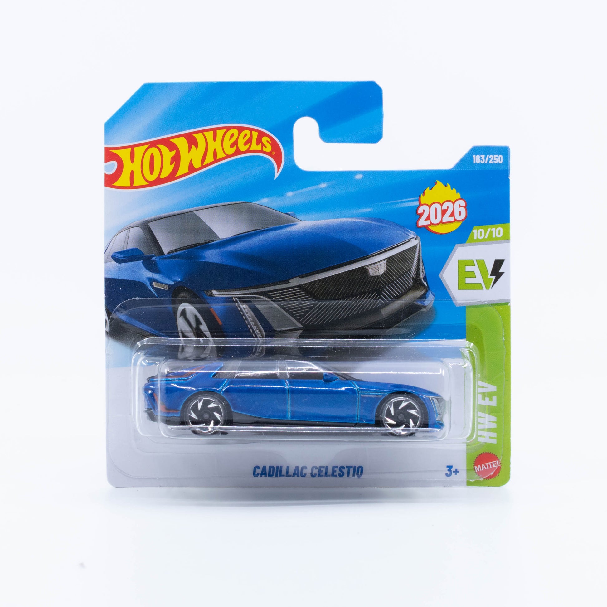 Hot Wheels Cadillac Celestiq in blue from the 2026 Basic Line.