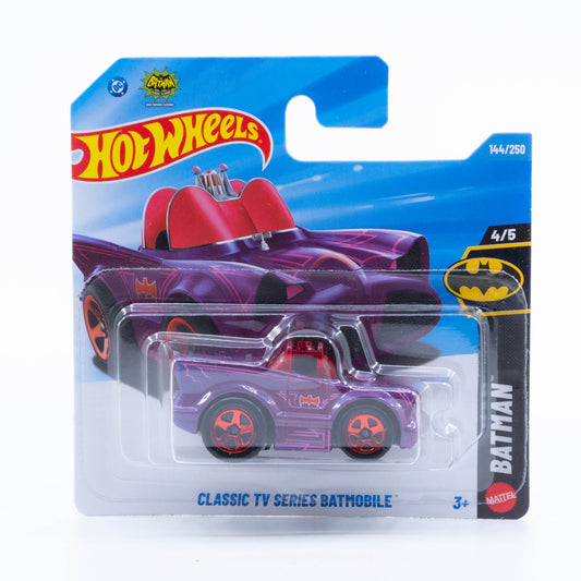 Hot Wheels Tooned Classic TV Series Batmobile magenta 1:64 diecast car