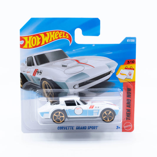 Hot Wheels Corvette Grand Sport Gen 2 white Mainline diecast 1:64