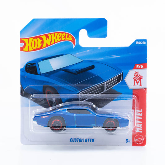 Hot Wheels Custom Otto blue fantasy diecast car with cartoon-inspired design