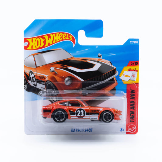 Hot Wheels Datsun 240Z red racing livery Mainline diecast 1:64