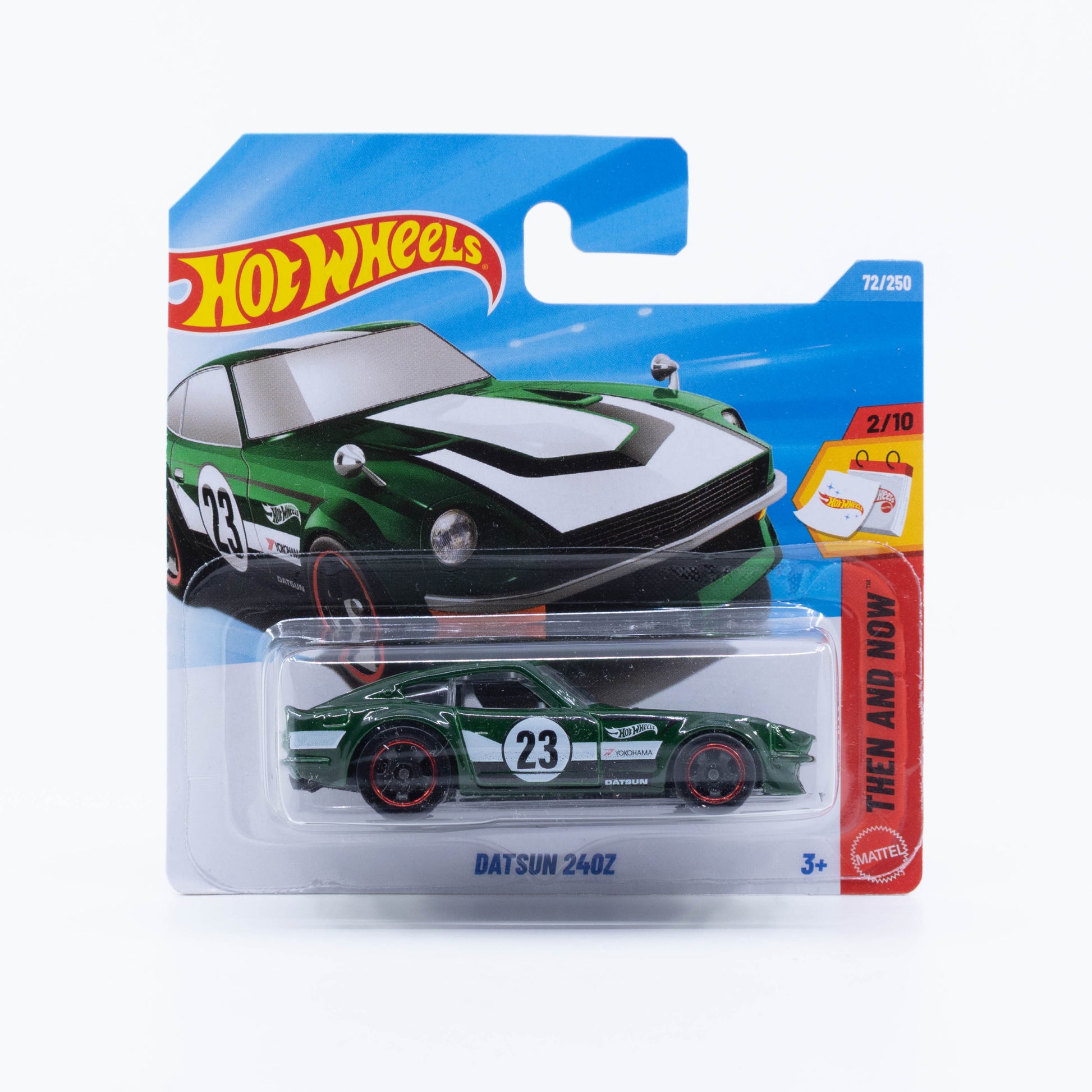 Hot Wheels Datsun 240Z classic Japanese sports car in 1:64 scale.