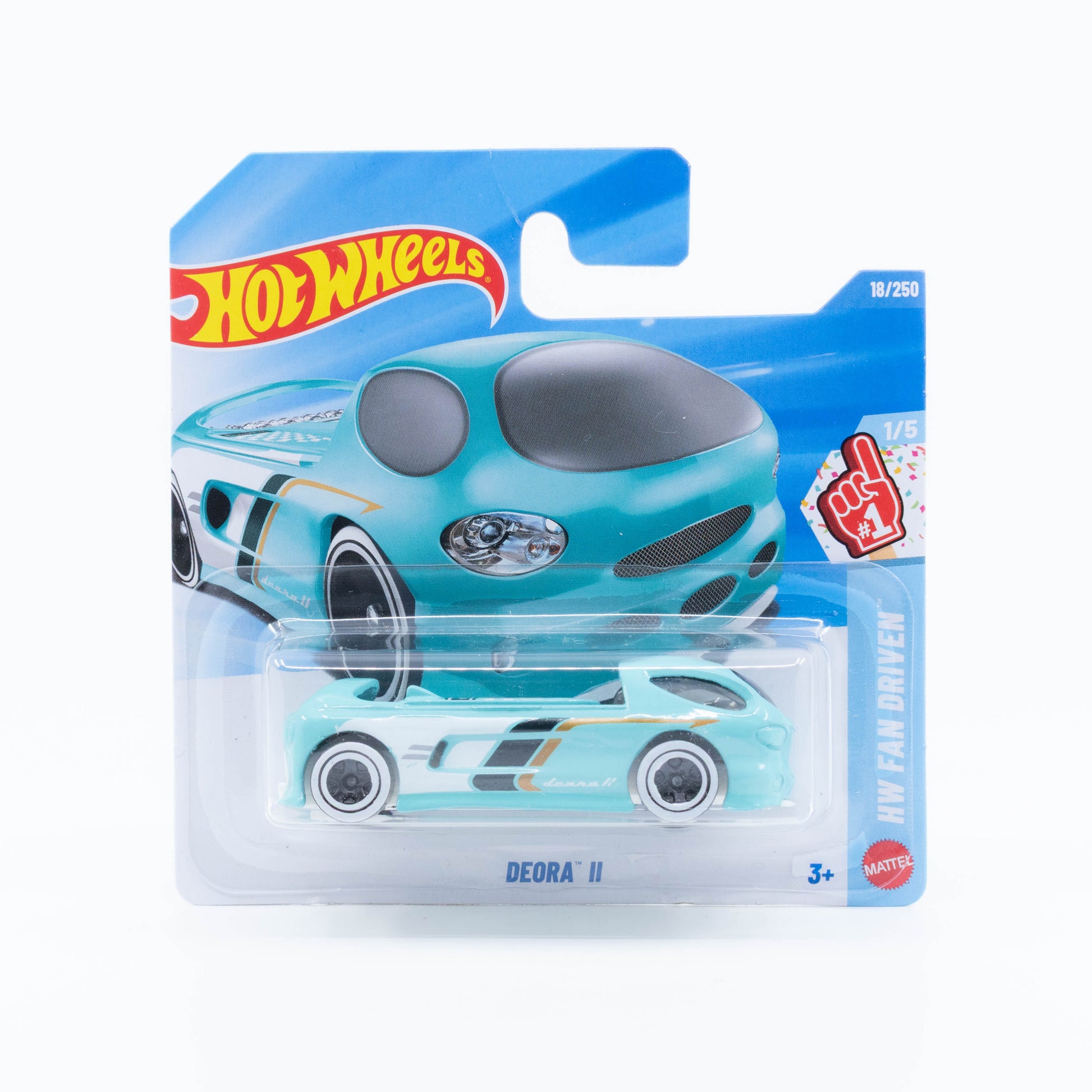 Hot Wheels 1:64 Deora II pale green classic fantasy car from the mainline series.